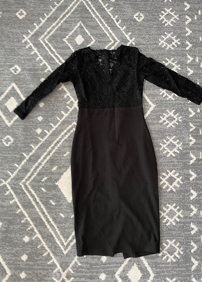 Dantelli elbise - Görsel 3