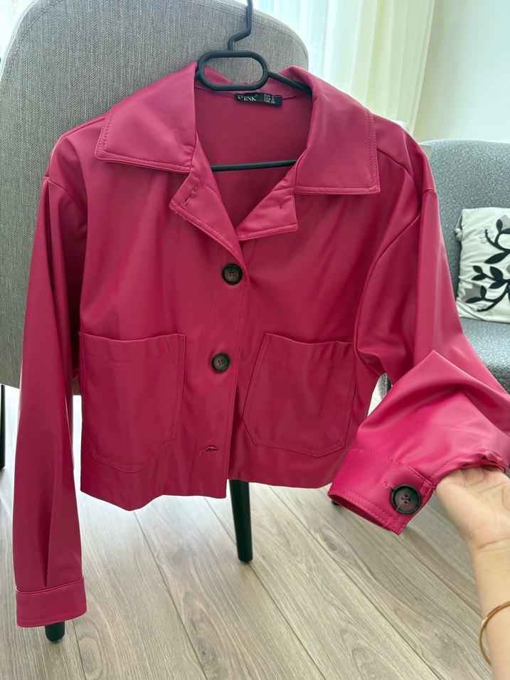 Deri Midi Ceket - Görsel 5