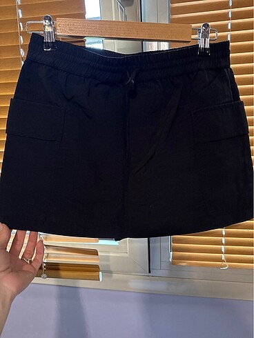 xs Beden Zara marka paraşüt kumaş şort etek