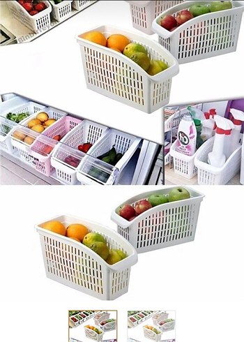 Beyaz Çok Amaçlı Sepet Set