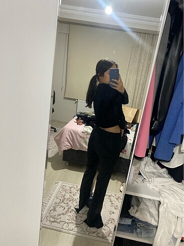 Zara Zara yırtmaçlı kumaş pantolon