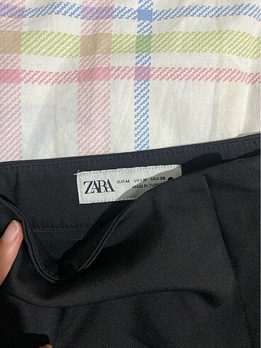 m Beden Zara yırtmaçlı kumaş pantolon