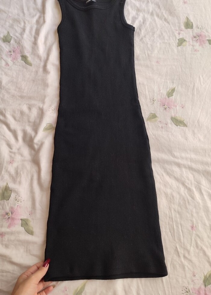 Uzun siyah elbise - Görsel 2