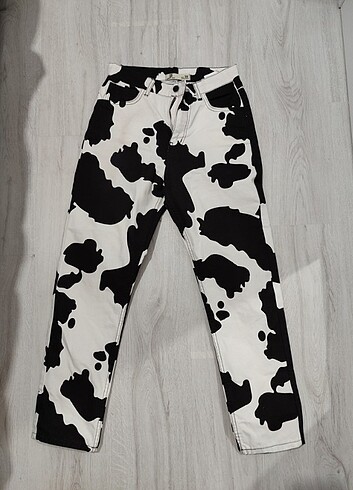 Sorunsuz zebra desen kot jean - Görsel 5