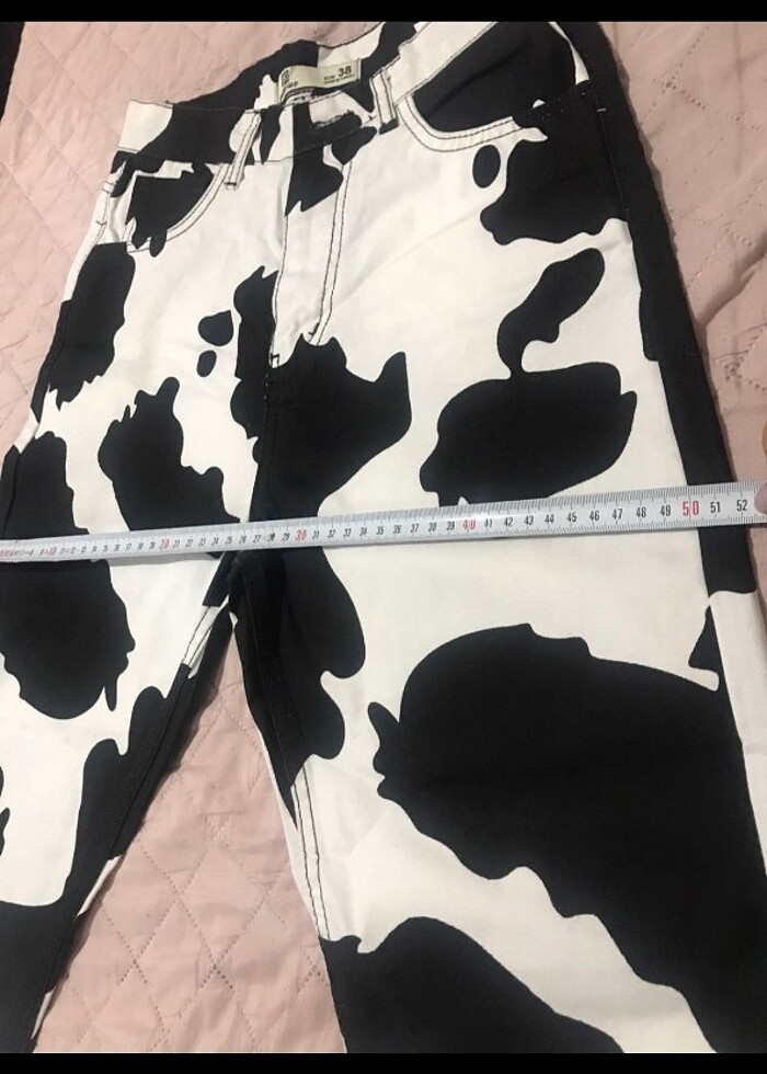 Sorunsuz zebra desen kot jean - Görsel 2