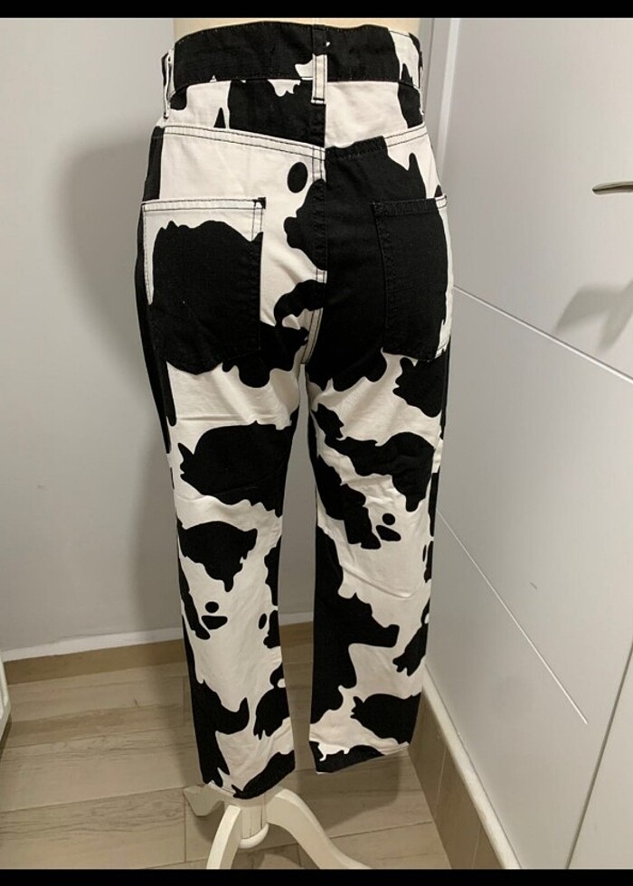 Sorunsuz zebra desen kot jean - Görsel 4