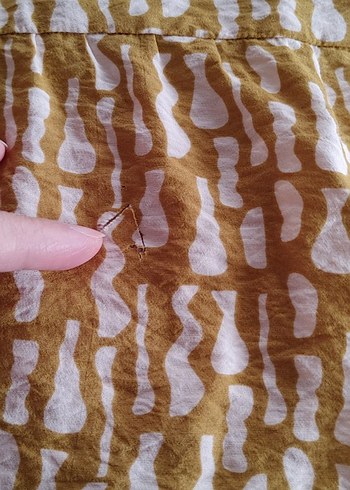 Bohem Hardal Krem Uzun Elbise - Görsel 7