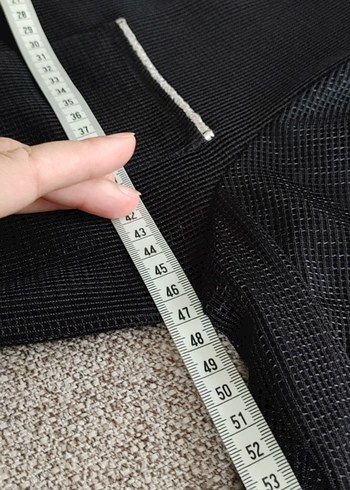 Düğmeli Siyah Uzun Kadın Tunik /Trenckot - Görsel 4