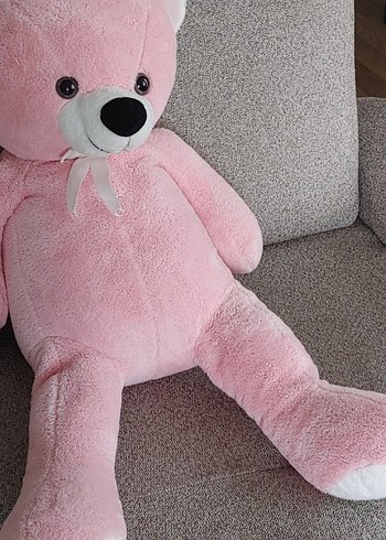 Pembe Peluş Ayıcık Oyuncak - Görsel 3