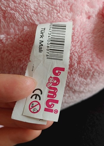 Pembe Peluş Ayıcık Oyuncak - Görsel 5