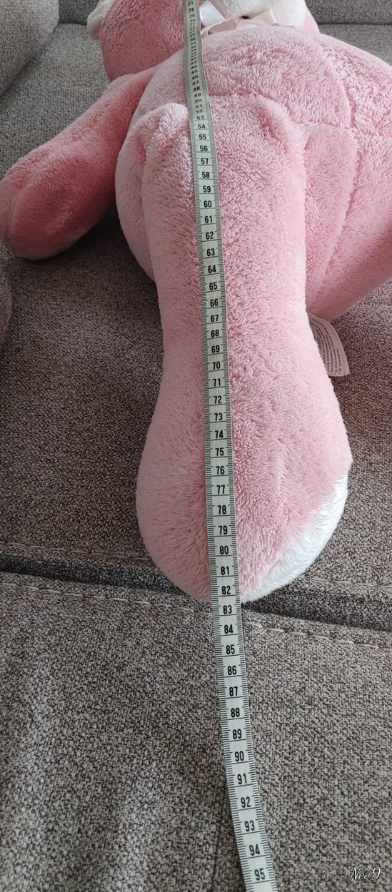 Pembe Peluş Ayıcık Oyuncak - Görsel 2