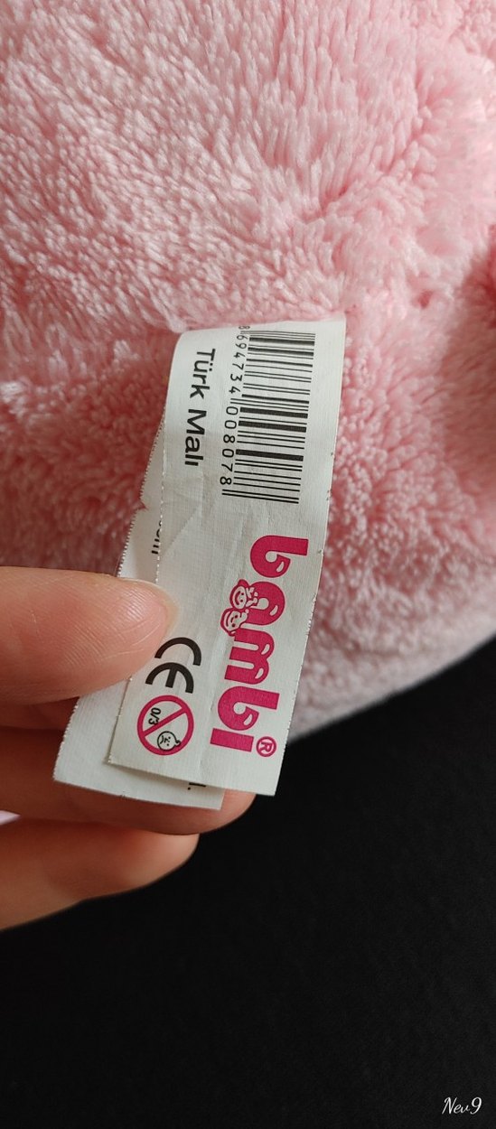 Pembe Peluş Ayıcık Oyuncak - Görsel 5