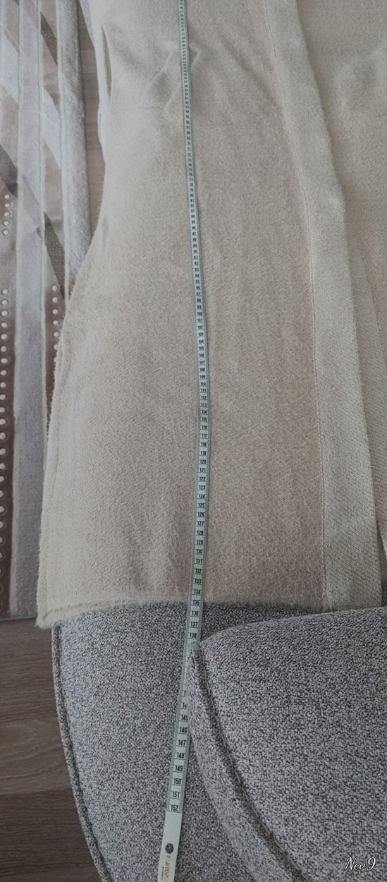 Kürk Detaylı Uzun Camel Kadın Kaban - Görsel 4