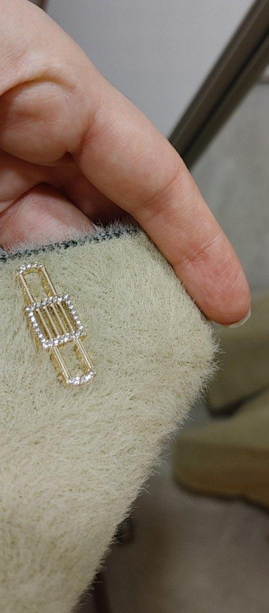 Bej Renk Düğmeli Maksi Angora Hırka - Görsel 3