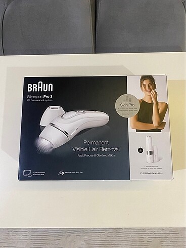 Braun pro3 lazer epilasyon aleti