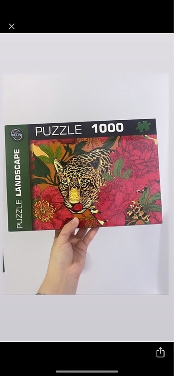 1000 lik puzzle sıfır kutusunda