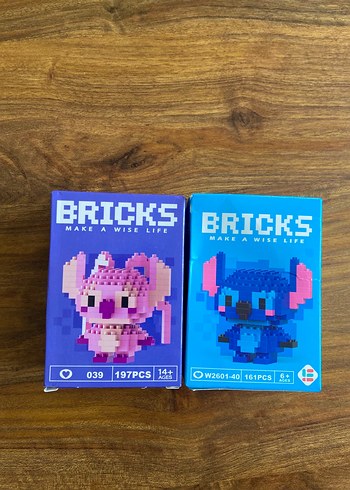 Stitch Angel Disney Bricks Lego Couple