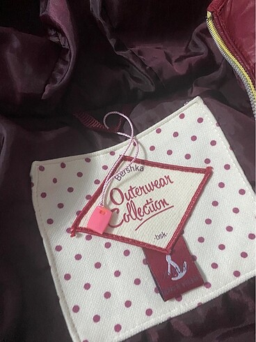 s Beden bordo Renk Bershka mont