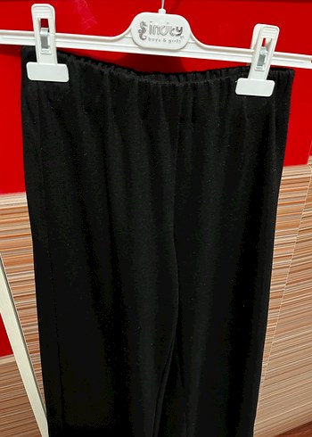 Siyah Piliseli Kadın Uzun Kumaş eşofman - Görsel 2