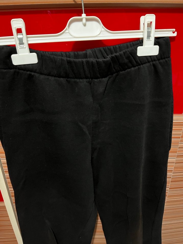 Siyah Kadın Spor Kumaş eşofman - Görsel 2