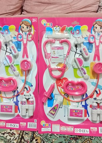 Renkli Oyuncak Doktor Seti, Pembe - Görsel 3