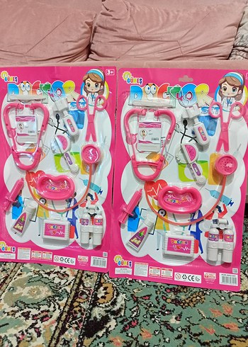 Renkli Oyuncak Doktor Seti, Pembe - Görsel 5