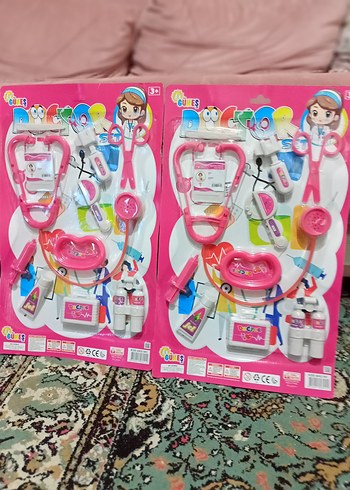 Renkli Oyuncak Doktor Seti, Pembe - Görsel 2
