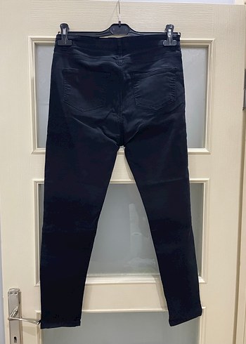 Erkek Siyah Kemerli Regular Fit Denim Pantolon - Görsel 3