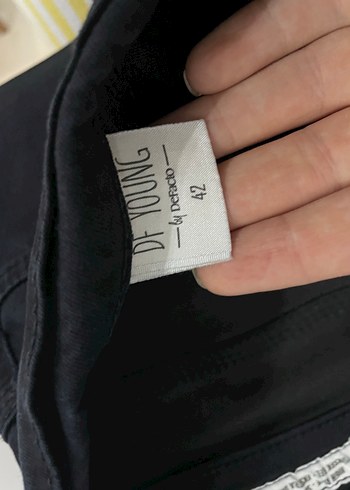 Erkek Siyah Kemerli Regular Fit Denim Pantolon - Görsel 4