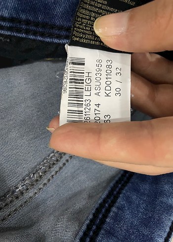 Gevşek Kesim Mavi Kot Şort - Görsel 4