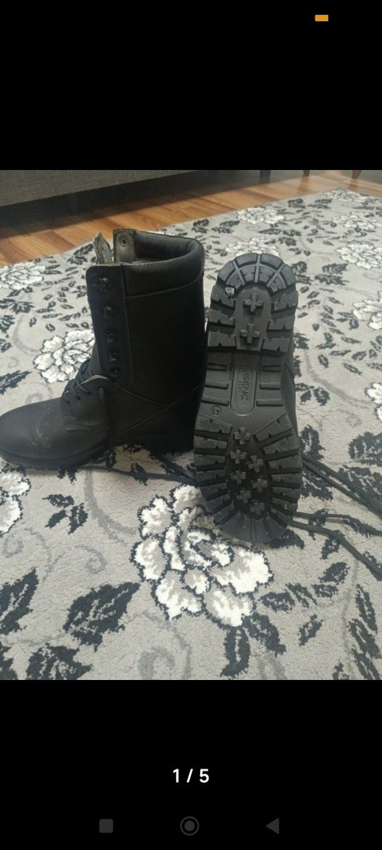 siyah su ve soğuk geçirmez erkek bot - Görsel 5