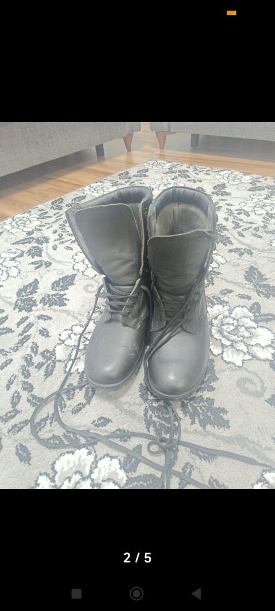 siyah su ve soğuk geçirmez erkek bot - Görsel 4