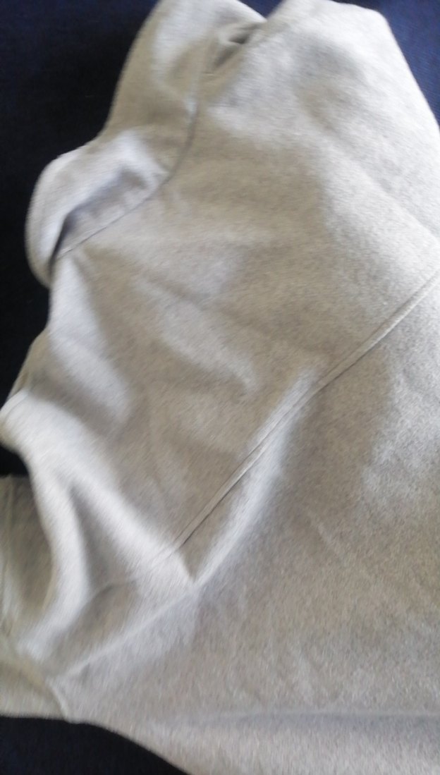 Gri Düğmeli Uzun Kollu Keten Gömlek - Görsel 5