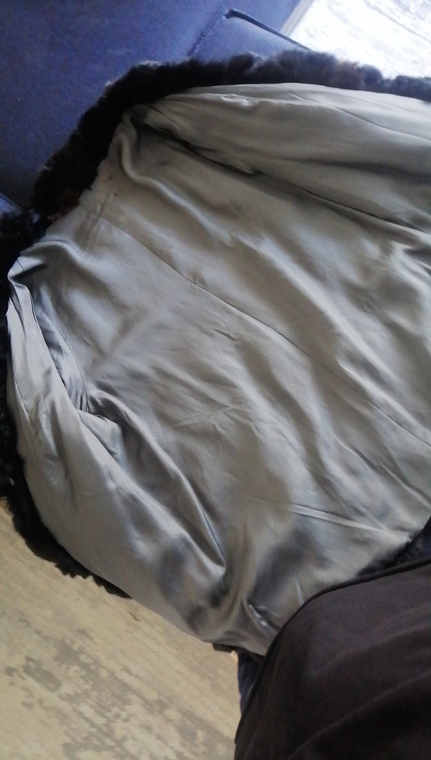 Gerçek siyah vizon kısa Kürk - Görsel 3