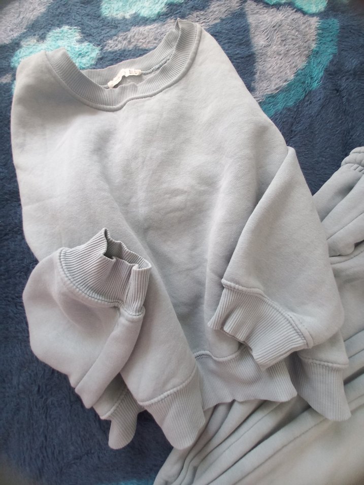 Gri Rahat Kesim Eşofman Altı - Görsel 3