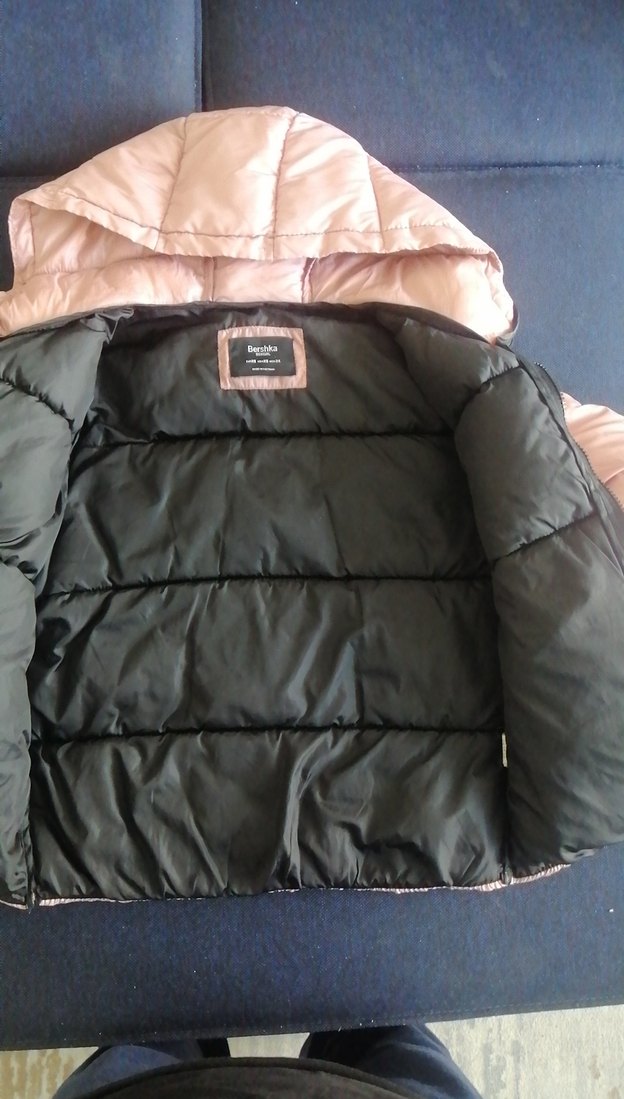 Kadın Pudra Pembe Fermuarlı Kışlık Mont - Görsel 3