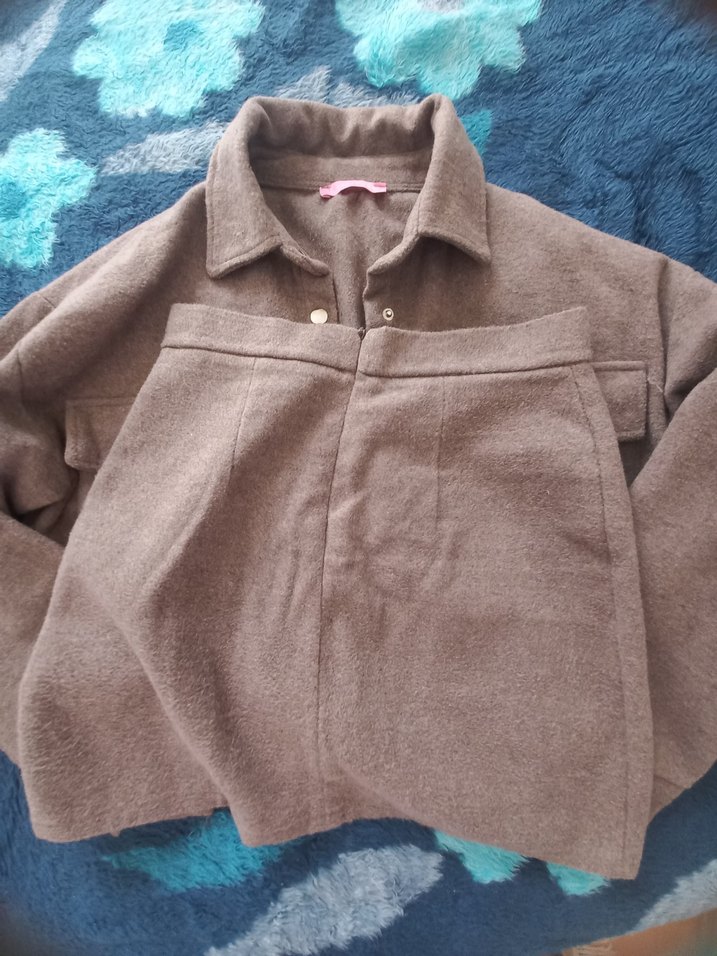 Düğmeli Kahverengi Kadın Midi Kaban - Görsel 3