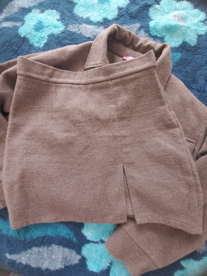 Düğmeli Kahverengi Kadın Midi Kaban - Görsel 2