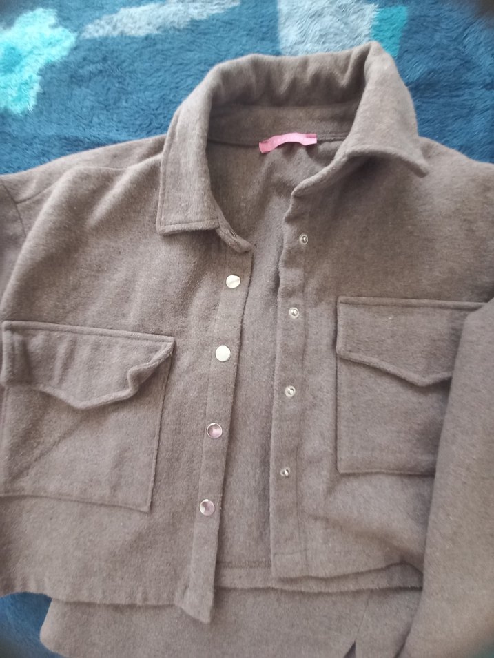 Düğmeli Kahverengi Kadın Midi Kaban - Görsel 5