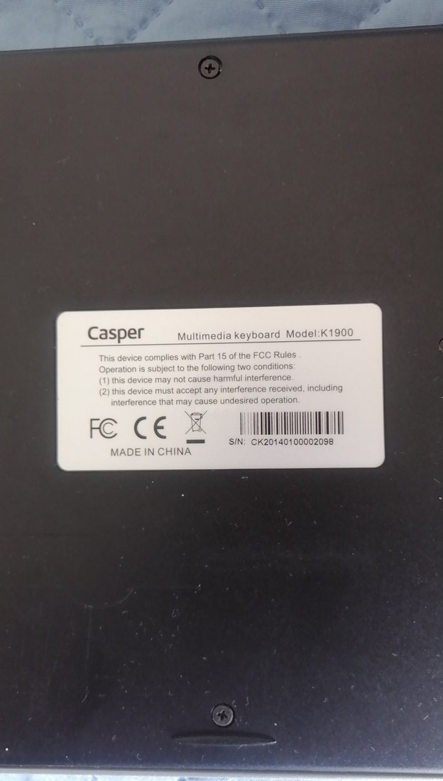 Gri Casper Kablolu Klavye - Görsel 2