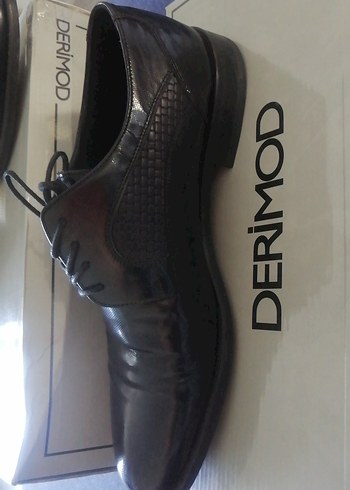 Siyah Deri Erkek Klasik Bağcıklı Ayakkabı - Görsel 2