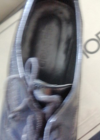 Siyah Deri Erkek Klasik Bağcıklı Ayakkabı - Görsel 3