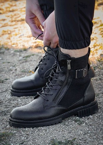 Erkek Siyah bot - Görsel 3