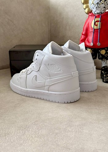 Nike Air Jordan High | Triple White - Görsel 4