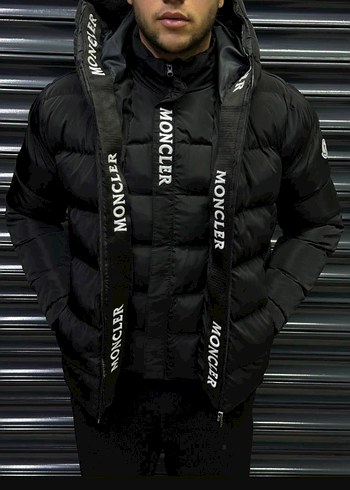 Moncler Moncler Siyah Erkek Mont