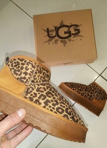 39 Beden çeşitli Renk UGG ultramini platform leopar aşkı 