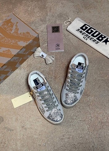 38 Beden çeşitli Renk GOLDEN GOOSE DELUXE FULL SİMLİ GÜMÜŞ
