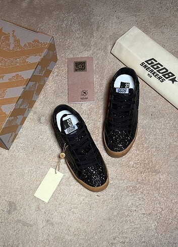 36 Beden siyah Renk GOLDEN GOOSE DELUXE FULL SİYAH SİMLİ