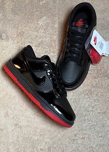 36 Beden siyah Renk Nike dunk low siyah rugan