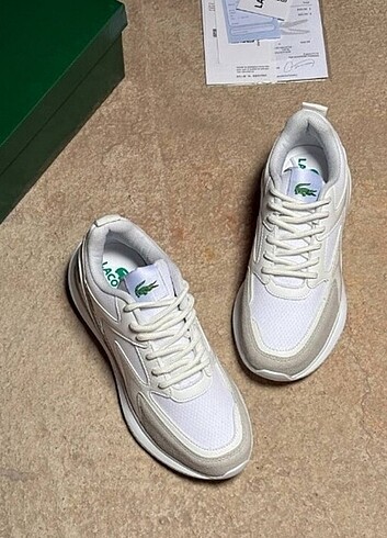 LACOSTE L003 EVO ERKEK BEYAZ